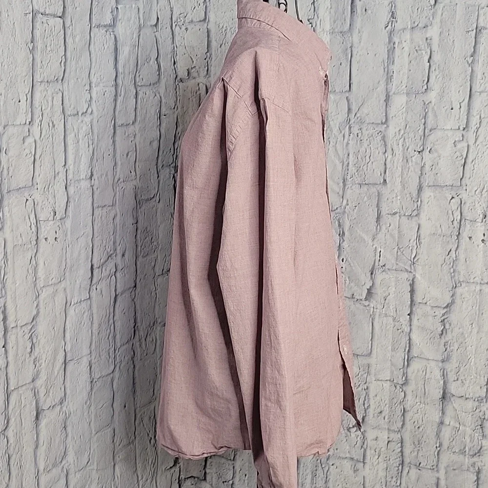 J. CREW MERCANTILE Flex Light Purple Button Up‎ Men's Shirt Large